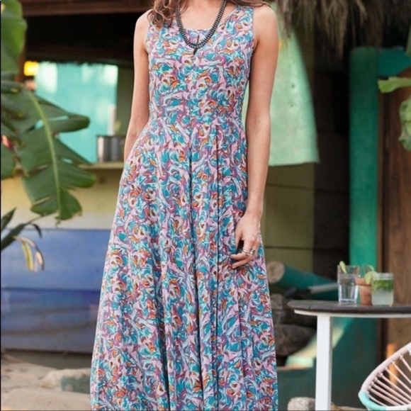 Sundance Dresses & Skirts - Sundance Salma Dress Asymmetric Handkerchief Hem Size 4
